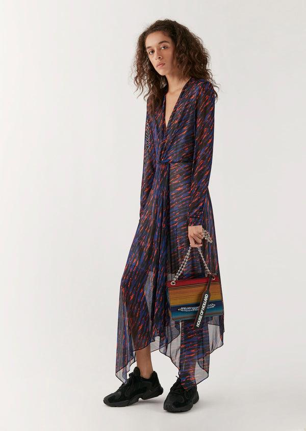house of holland House Of Holland Knot Tie Midi Dress