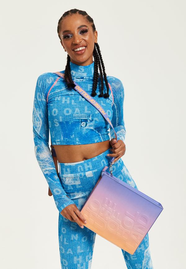 House Of Holland House Of Holland Logo Embossed Crossbody Bag