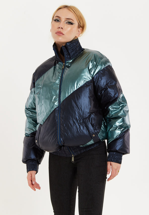 house of holland House of Holland Muted Oversized Puffer Coat