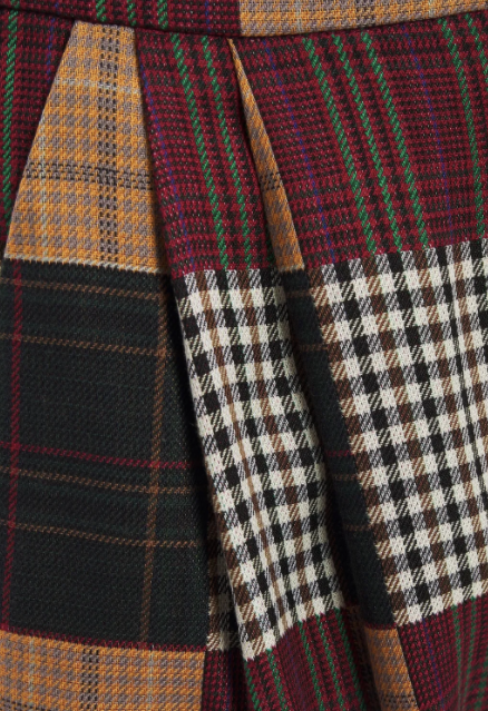 House Of Holland House Of Holland Patchwork Wide Trousers