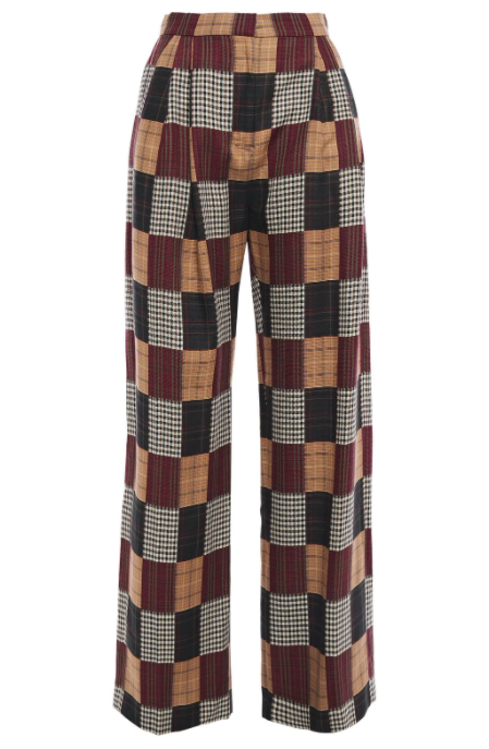 House Of Holland House Of Holland Patchwork Wide Trousers