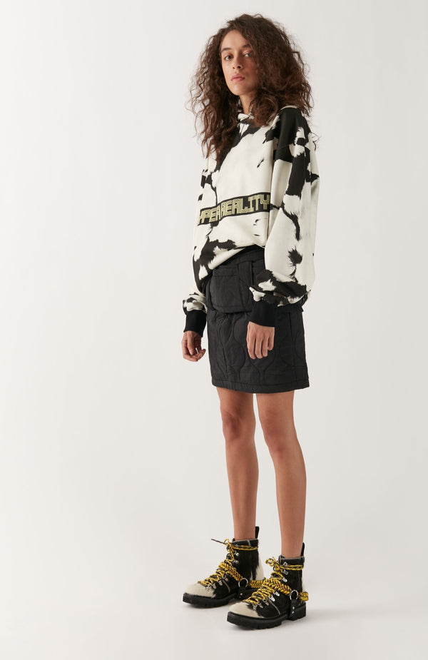 house of holland House of Holland Quilted Mini Skirt