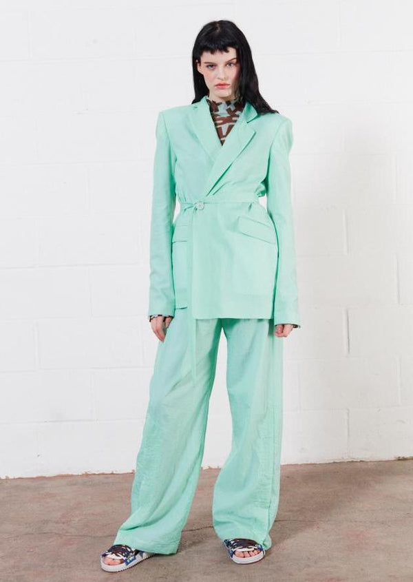 House Of Holland House Of Holland Ripstop Tailored Jacket (Mint Green)