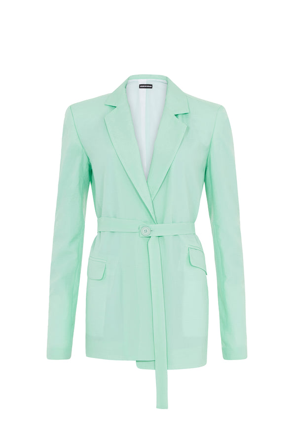 House Of Holland House Of Holland Ripstop Tailored Jacket (Mint Green)