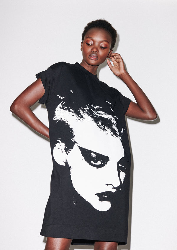 house of holland House of Holland 'Snob' Oversized Tee Dress