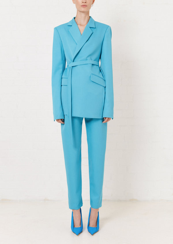 house of holland House of Holland Turquoise Tailored Trouser