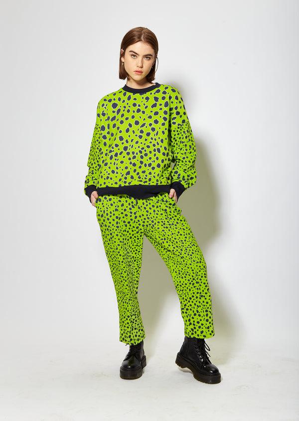 House Of Holland House Of Holland Vivid Cheetah Print Sweatshirt