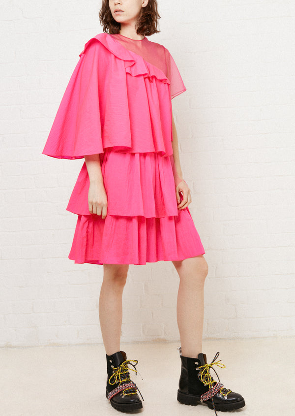house of holland House of Holland Vivid Extreme Frill Dress