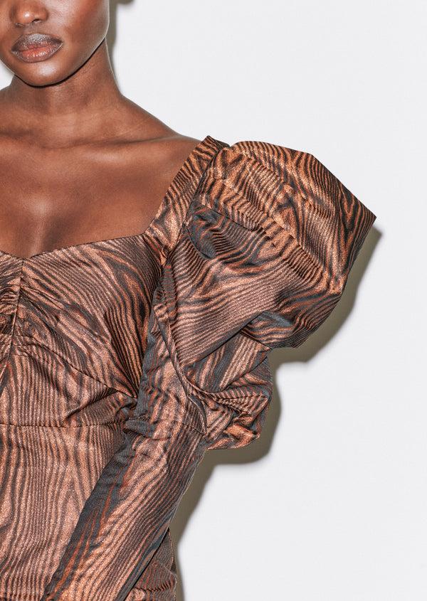 House Of Holland House Of Holland Volume Sleeve Mini Dress