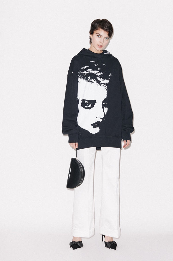 House Of Holland House Of Holland White Satin Tailored Flared Trouser