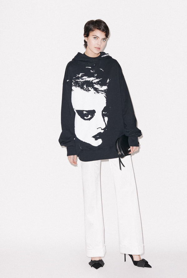 house of holland House of Holland White Satin Tailored Flared Trouser