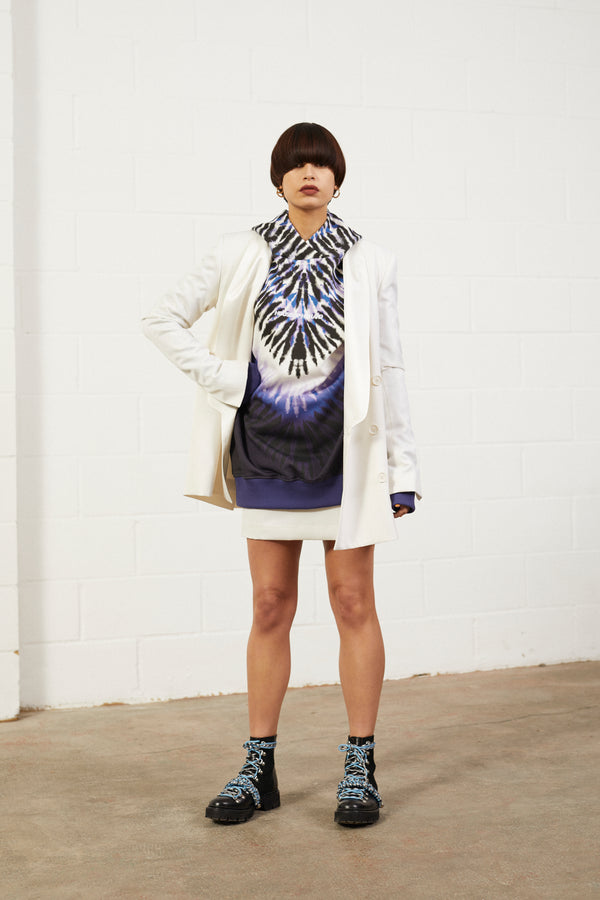 house of holland House of Holland White Suit Mini Skirt