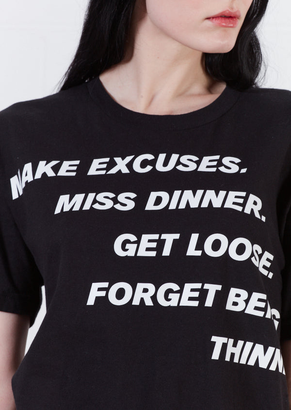 House Of Holland House Of Holland X Max Wallis Excuses Tee