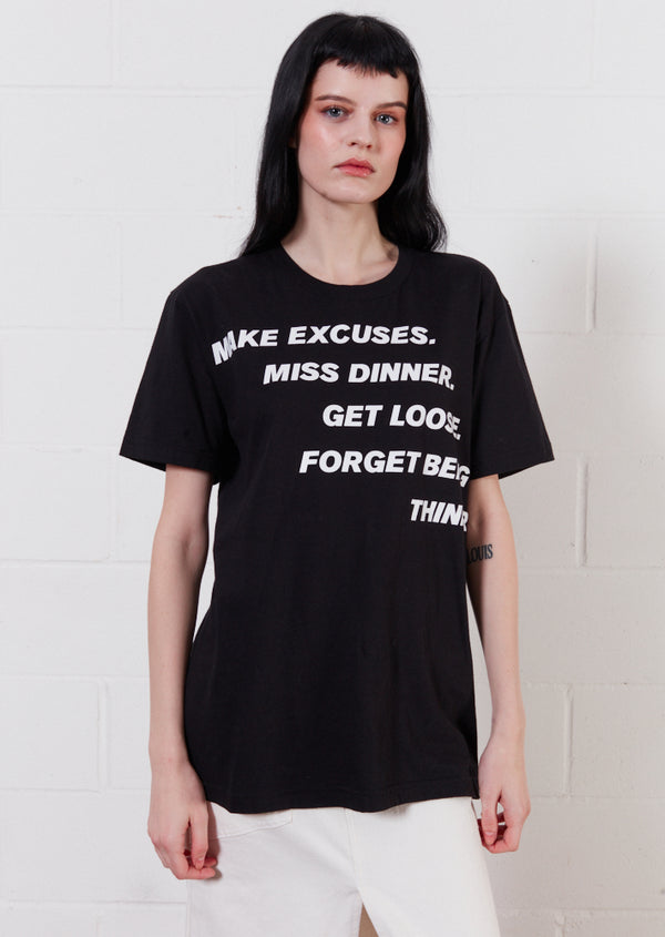 house of holland House of Holland x Max Wallis Excuses Tee