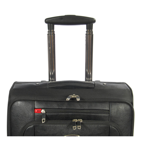 House Of Leather Business Organiser Travel Pilot Case 4 Wheeled Atlanta