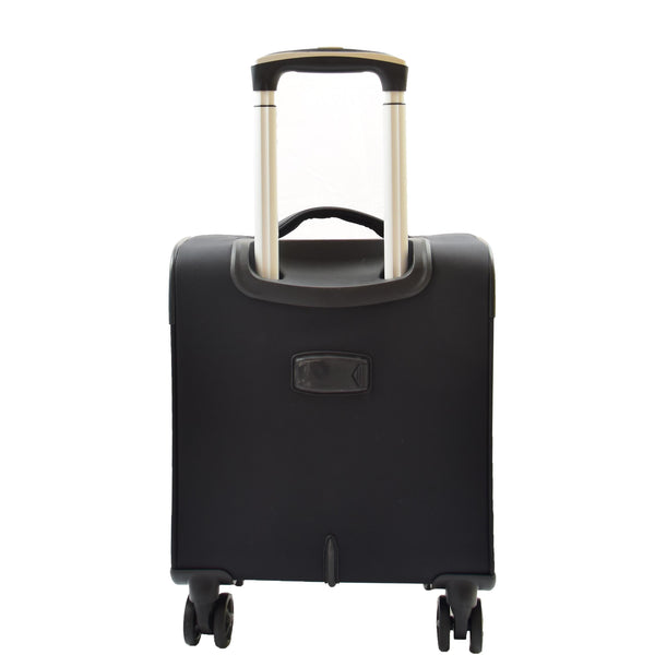 House Of Leather Expandable 8 Wheel Soft Luggage Japan Black