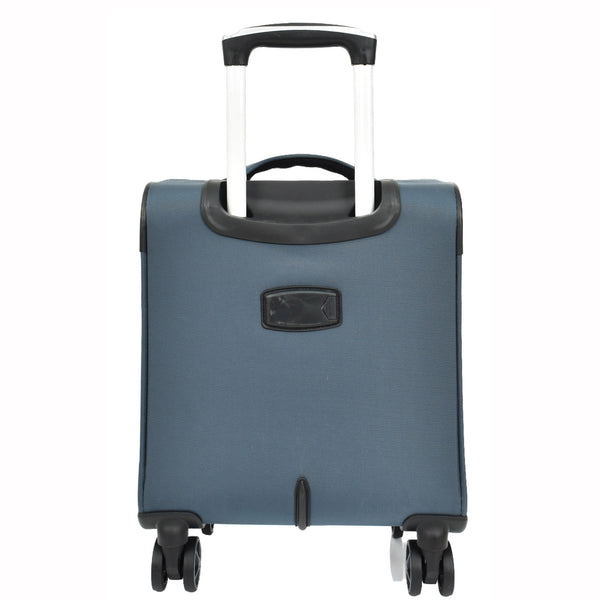 House Of Leather Expandable 8 Wheel Soft Luggage Japan Grey