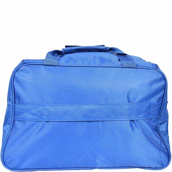 House Of Leather Holdall Travel Duffle Mid Size Bag Weekend HOL304 Blue