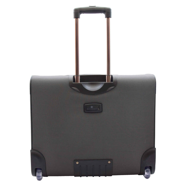 House Of Leather Large Capacity Travel Suit Carrier H154 Grey