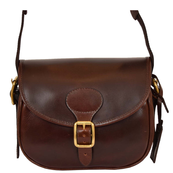 House Of Leather Leather Cartridge Bag 90 Rounds Capacity Neo Brown