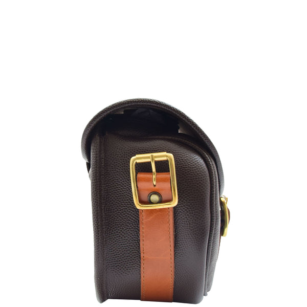 House Of Leather Leather Cartridge Bag 90 Rounds Capacity Neo Brown Tan