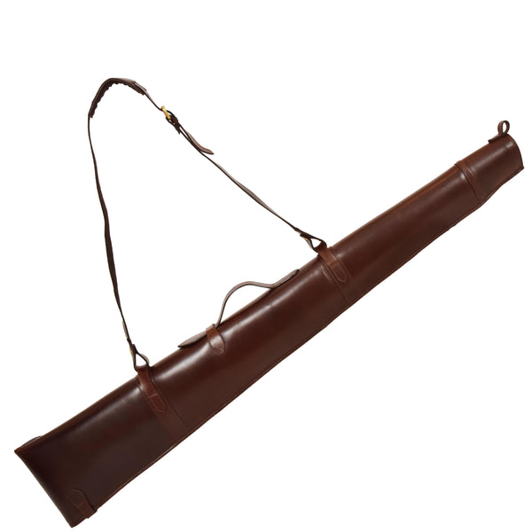 House Of Leather Leather Gun Slip With Shoulder Strap Carlisle Brown