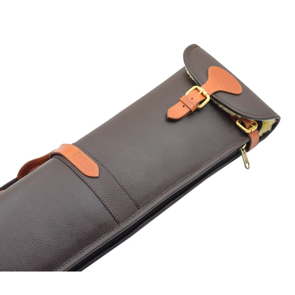 House Of Leather Leather Gun Slip With Shoulder Strap Carlisle Brown/ Tan