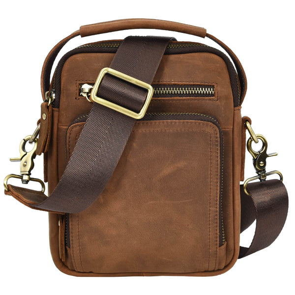 house of leather Mens Real Leather Cross Body Bag Small Organiser Travel Pouch Jett Tan Hunter house of leather Mens Real Leather Cross Body Bag Small Organiser Travel Pouch Jett Tan Hunter