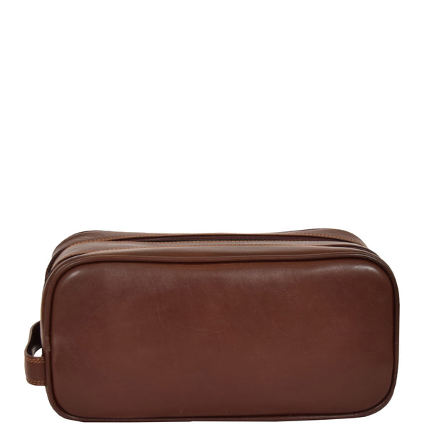 House Of Leather Premium Leather Wash Bag Harry Brown