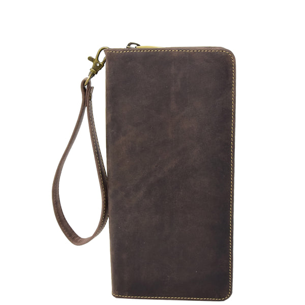 House Of Leather Vintage Leather Travel Documents Wallet Marlo Brown