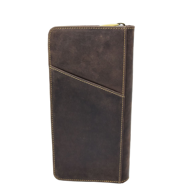 House Of Leather Vintage Leather Travel Documents Wallet Marlo Brown