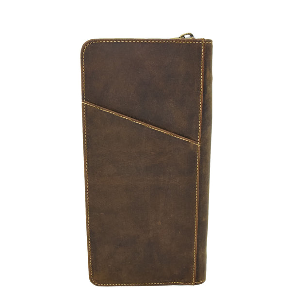 House Of Leather Vintage Leather Travel Documents Wallet Marlo Tan