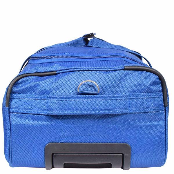 House Of Leather Wheeled Holdall Duffle Mid Size Bag HOL214 Blue