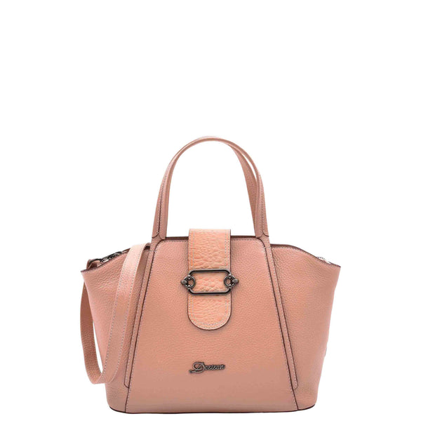 house of leather Womens Fashion Leather Handbag Adjustable Strap Bag Jane Rose