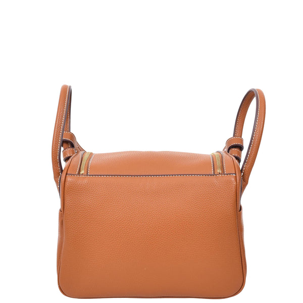 House Of Leather Womens Faux Leather Large Shoulder Bag Rose Brown