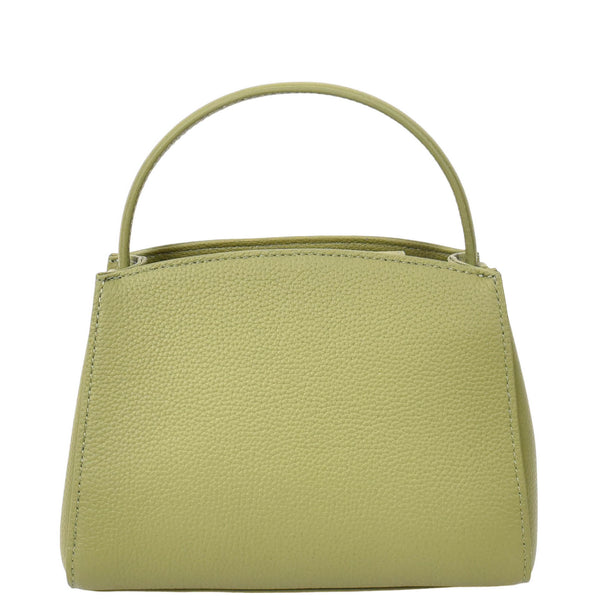House Of Leather Womens Leather Top Handle Small Bag Lydia Olive