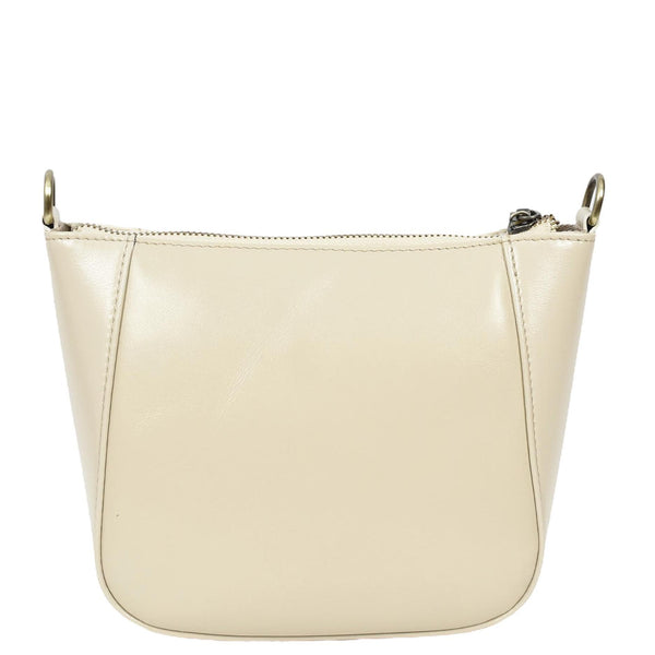 House Of Leather Womens Real Leather Cross Body Bag Small Size Sling Pouch Catherine White