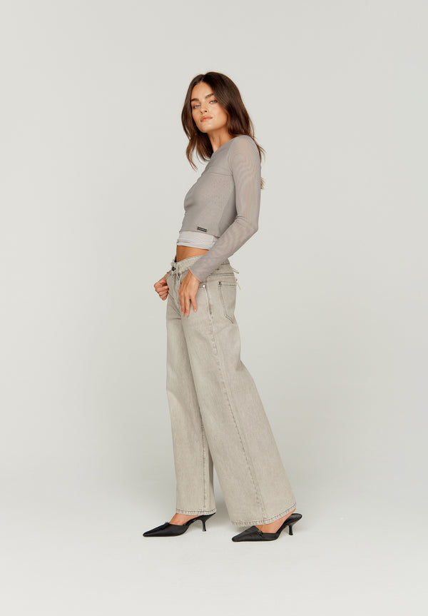 House Of Sunny 13OZ WIDE LEG DENIM