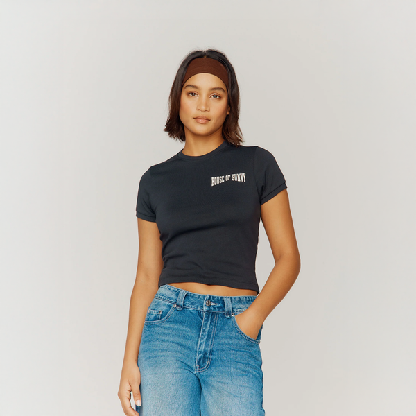 House Of Sunny BABY 'HACKNEY' LOGO TEE