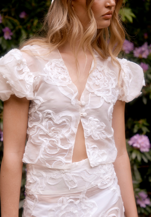 House Of Sunny CASA ANGLAISE BLOUSE