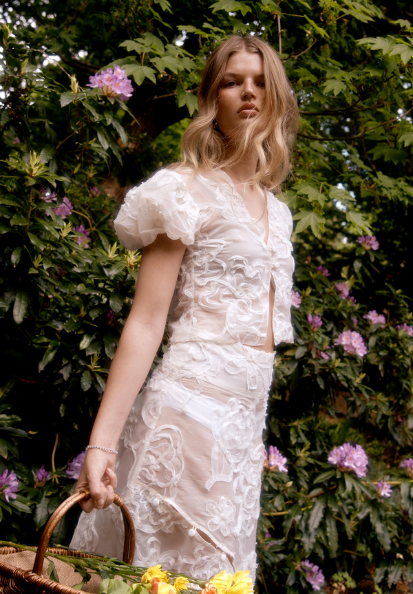 House Of Sunny CASA ANGLAISE BLOUSE