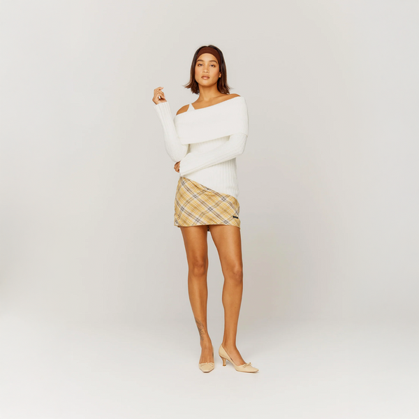 House Of Sunny CHUNKY RIB TOP