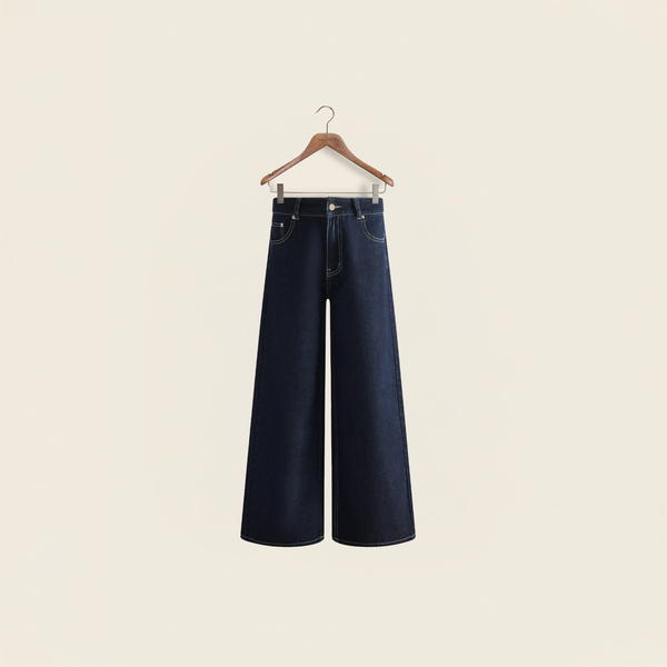 house of sunny CLASSIC INDIGO WIDE LEG DENIM