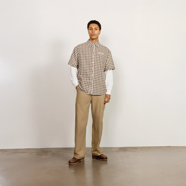 House Of Sunny DOUBLE LAYERED BUTTON DOWN