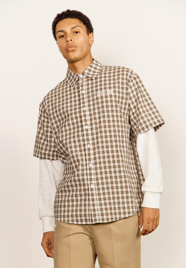 House Of Sunny DOUBLE LAYERED BUTTON DOWN
