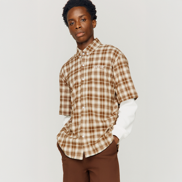 House Of Sunny DOUBLE LAYERED BUTTON DOWN