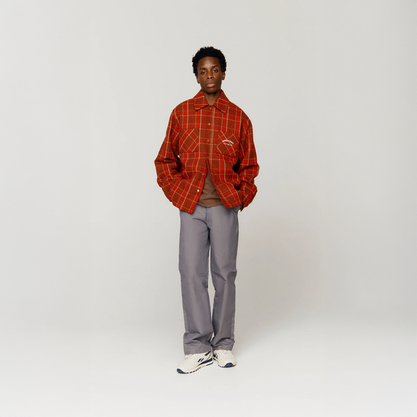 House Of Sunny HEAVY WEIGHT PLAID OVERSHIRT