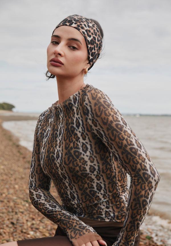 House Of Sunny LEOPARD MULTI LAYERED LONG SLEEVE
