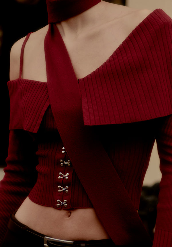 House Of Sunny ONE LOVE SHOULDER RIB