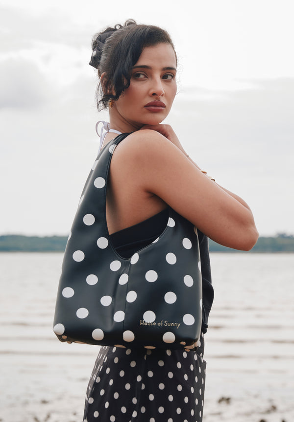 House Of Sunny POLKA DOT SLING BAG